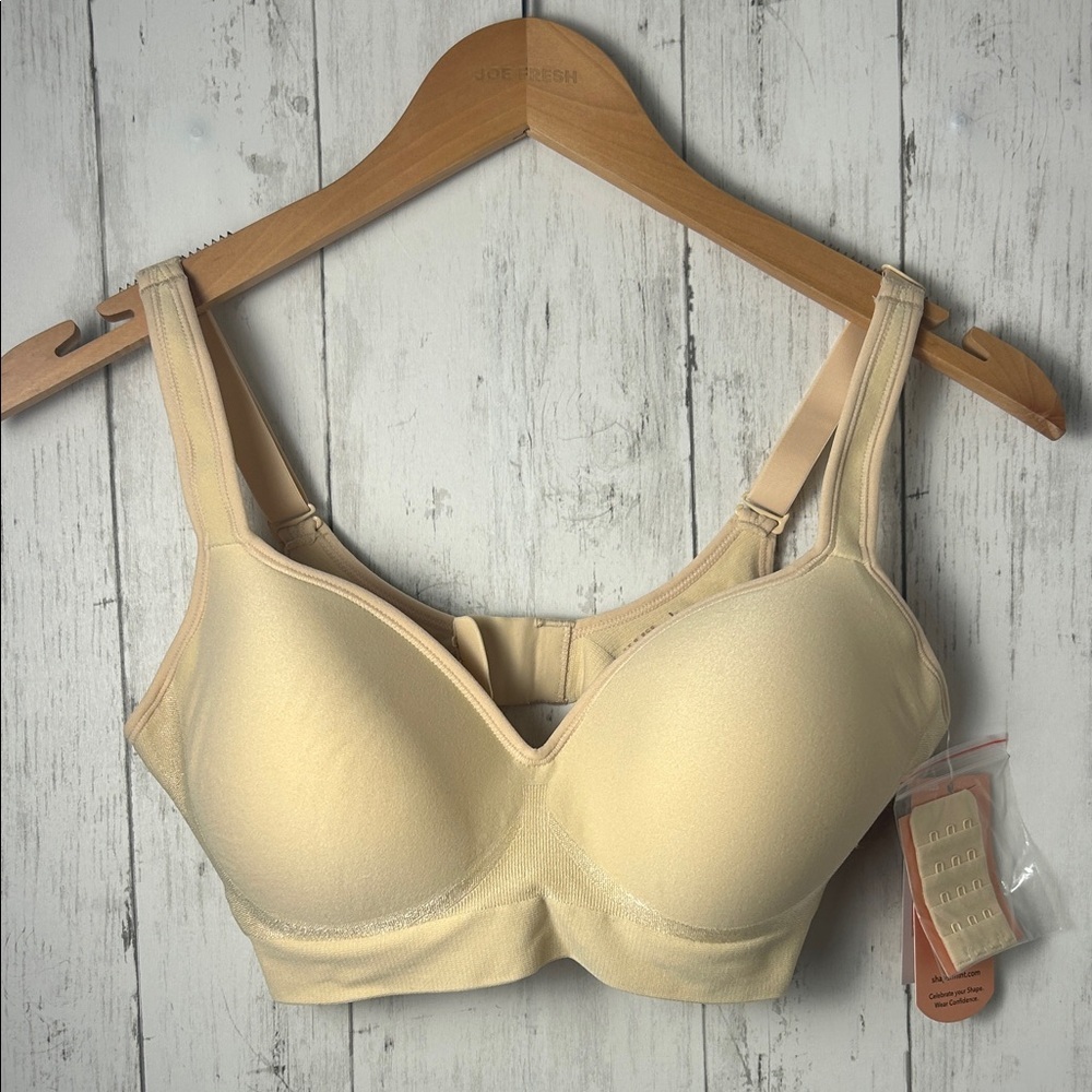 Shapermint Essentials Sweetheart Wireless Bra in Cream size Med see size chart